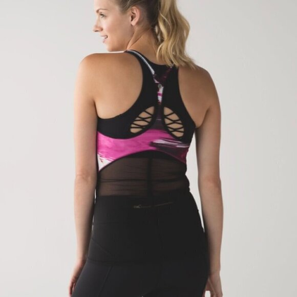 Lululemon Cool Racerback *Shine On Pigment Wind Berry Rumble Multi size XS - Picture 10 of 11